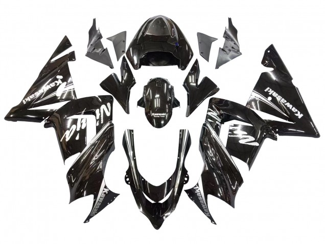 2004-2005 Kawasaki ZX10R Motorcycle Fairings - Glossy Black Ninja Australia for Sale