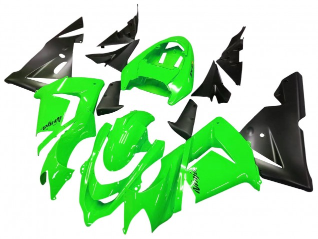 2004-2005 Kawasaki ZX10R Motorcycle Fairings - Green Black Ninja Australia for Sale