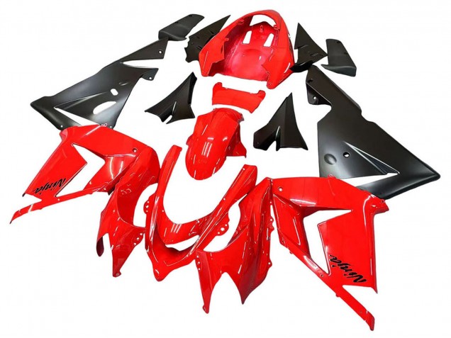2004-2005 Kawasaki ZX10R Motorcycle Fairings - Red Black Ninja Australia for Sale