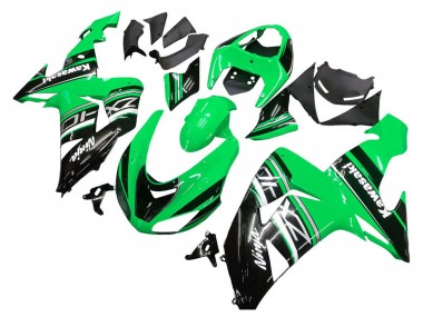 2006-2007 Kawasaki ZX10R Motorcycle Fairing Kits - Green White Black Australia for Sale