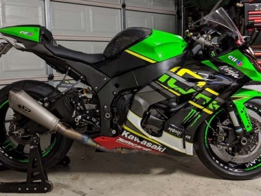 2011-2015 Kawasaki ZX10R Motorcycle Fairings - Green Yellow Black White Elf Monster Australia for Sale
