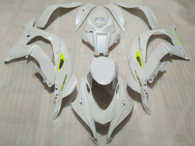 2016-2020 Kawasaki ZX10R Motorcycle Fairings - White Neon Yellow Australia for Sale