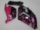 2006-2011 Kawasaki ZX14R ZZR1400 Motorcycle Fairings - Glossy Black Red Pink Flame Australia for Sale