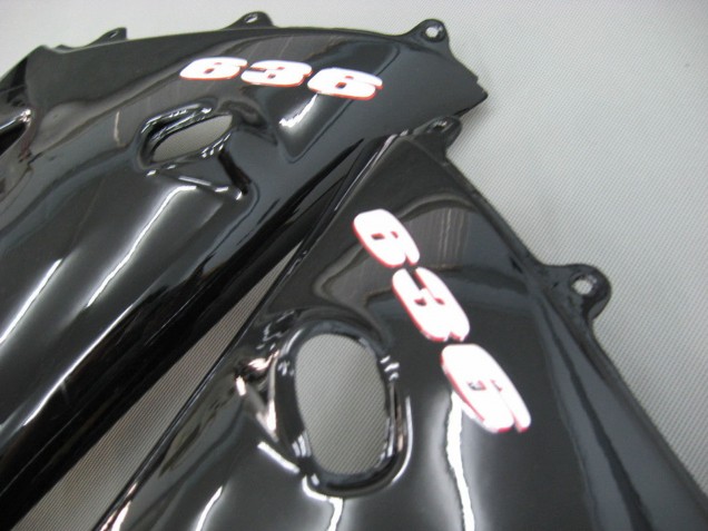 2003-2004 Kawasaki ZX6R Motorcycle Fairings - Glossy Black Australia for Sale
