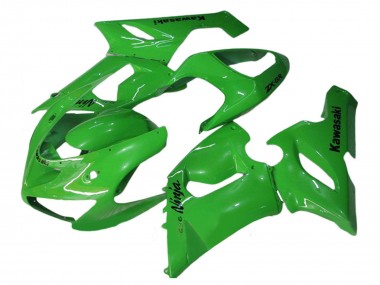 2005-2006 Kawasaki ZX6R Motorcycle Fairings - Green Australia for Sale