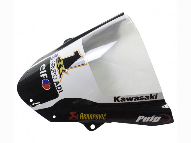 2009-2012 Kawasaki ZX6R Motorcycle Fairings - Green Glossy Black Yellow White Red Elf Monster Australia for Sale