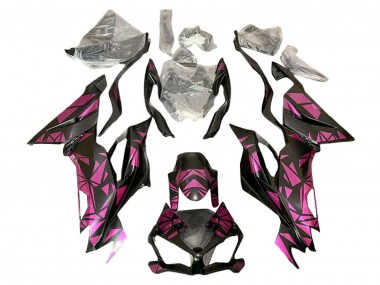 2019-2022 Kawasaki ZX6R Motorcycle Fairings - Purple Black Australia for Sale