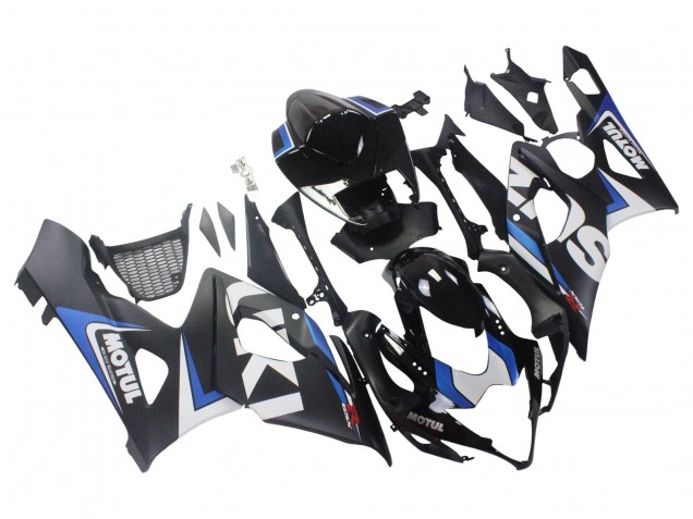 2005-2006 Suzuki GSXR 1000 Motorcycle Fairings - Black Blue White Motul Australia for Sale