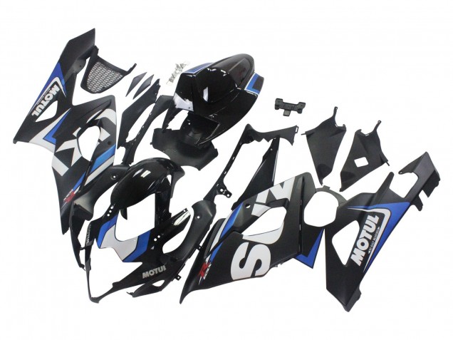 2005-2006 Suzuki GSXR 1000 Motorcycle Fairings - Black Blue White Motul Australia for Sale