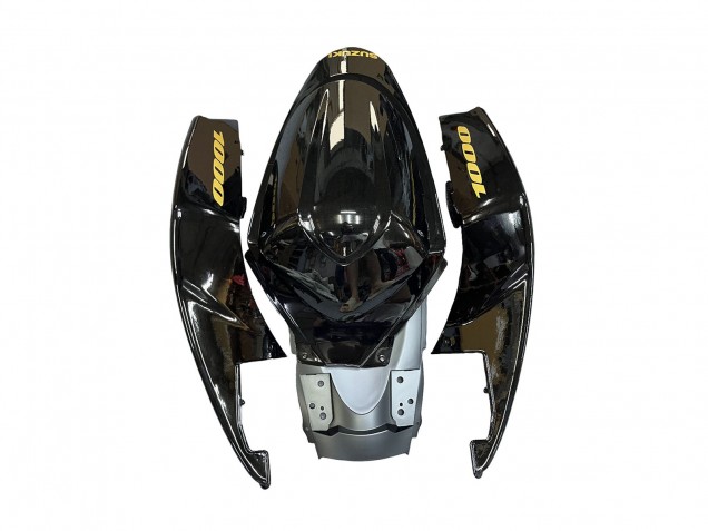 2005-2006 Suzuki GSXR 1000 Motorcycle Fairings - Glossy Black Gold Decal Australia for Sale