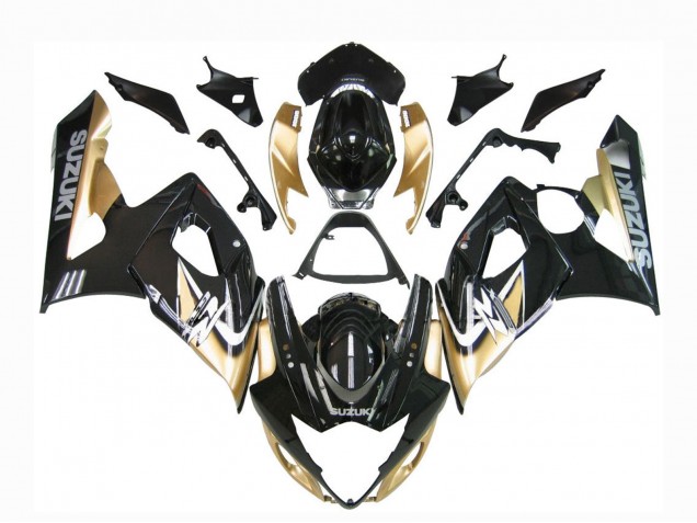 2005-2006 Suzuki GSXR 1000 Motorcycle Fairings - Black Gold Australia for Sale