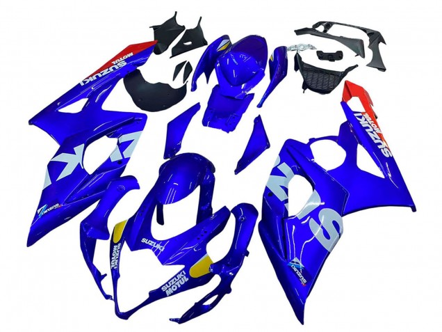 2005-2006 Suzuki GSXR 1000 Motorcycle Fairings - Blue Yellow White Red Motul Australia for Sale