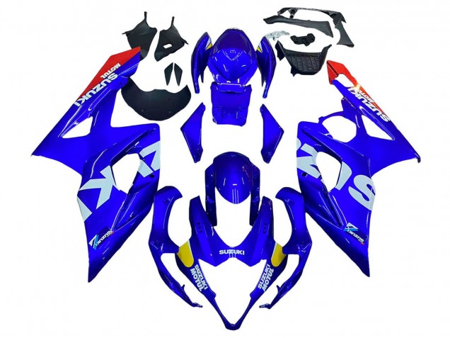 2005-2006 Suzuki GSXR 1000 Motorcycle Fairings - Blue Yellow White Red Motul Australia for Sale