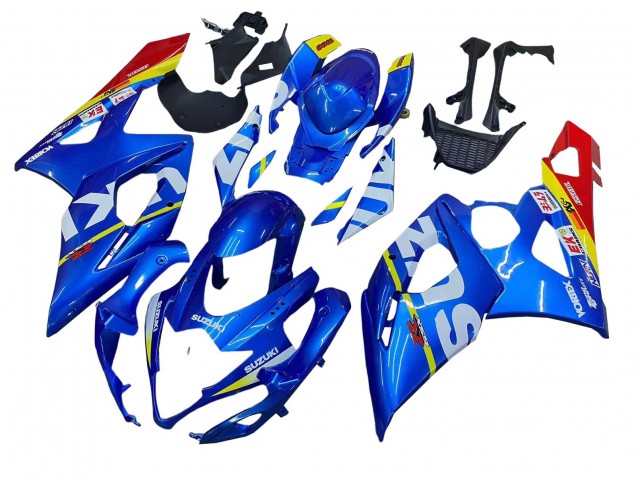 2005-2006 Suzuki GSXR 1000 Motorcycle Fairings - Blue Yellow Red White Australia for Sale