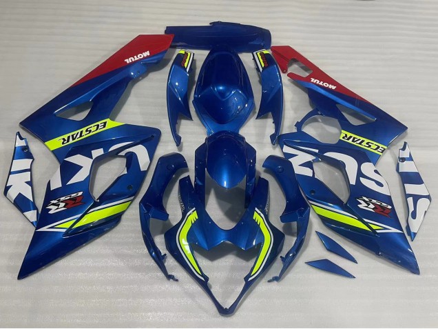 2005-2006 Suzuki GSXR 1000 Motorcycle Fairings - Blue Yellow Red Motul Ecstar Australia for Sale