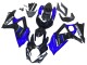 2007-2008 Suzuki GSXR 1000 Motorcycle Fairing Kits - Blue Glossy Black Australia for Sale