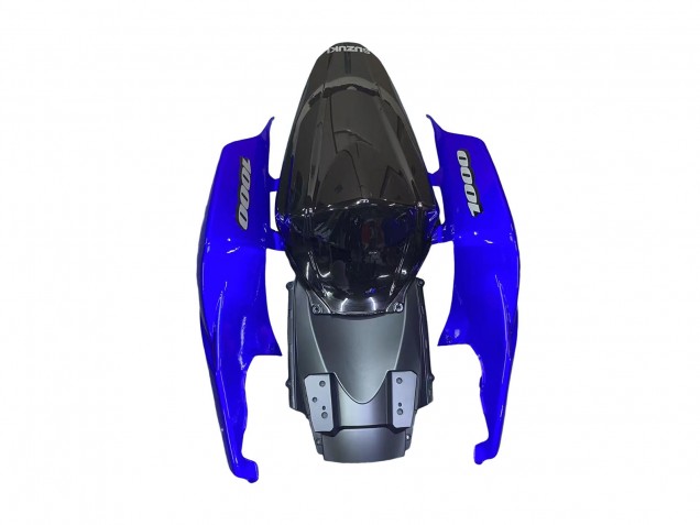 2007-2008 Suzuki GSXR 1000 Motorcycle Fairing Kits - Blue Glossy Black Australia for Sale
