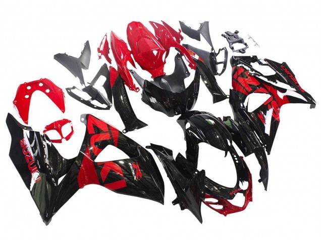 2009-2016 Suzuki GSXR 1000 Motorcycle Fairing Kits - Glossy Black Red Australia for Sale
