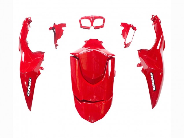 2009-2016 Suzuki GSXR 1000 Motorcycle Fairing Kits - Glossy Black Red Australia for Sale