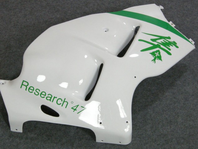 1996-2007 Suzuki GSXR 1300 Hayabusa Motorcycle Fairings - White Green Australia for Sale