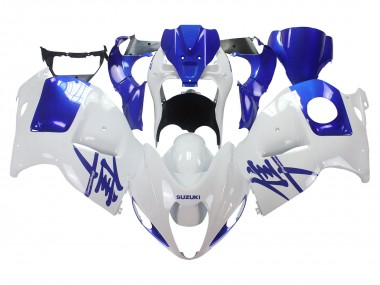 1996-2007 Suzuki GSXR 1300 Hayabusa Motorcycle Fairings - White Blue Hayabusa Australia for Sale