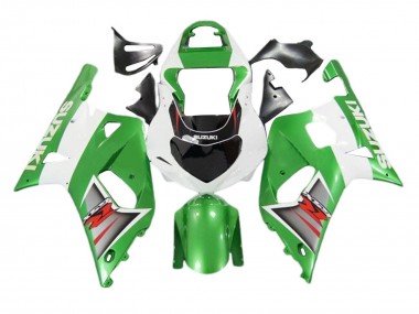 2001-2003 Suzuki GSXR 600 / GSXR 750 Motorcycle Fairings - White Green Silver Red Black Australia for Sale