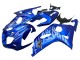 2001-2003 Suzuki GSXR 600 / GSXR 750 Motorcycle Fairings - Blue with White Flame Australia for Sale