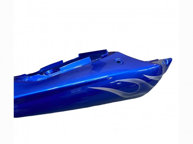 2001-2003 Suzuki GSXR 600 / GSXR 750 Motorcycle Fairings - Blue with White Flame Australia for Sale