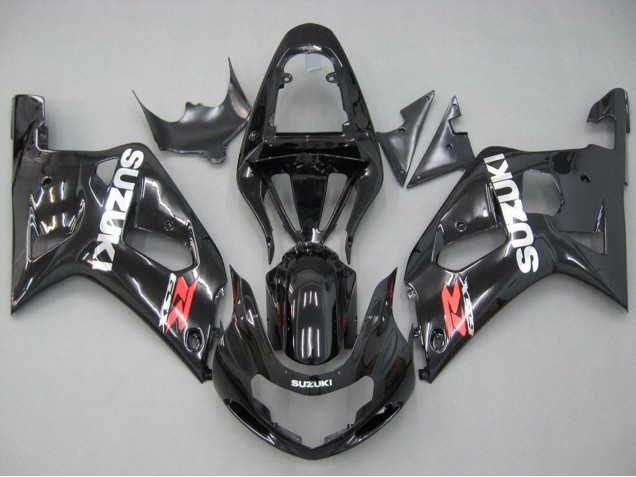 2001-2003 Suzuki GSXR 600 / GSXR 750 Motorcycle Fairings - Glossy Black Red White Australia for Sale
