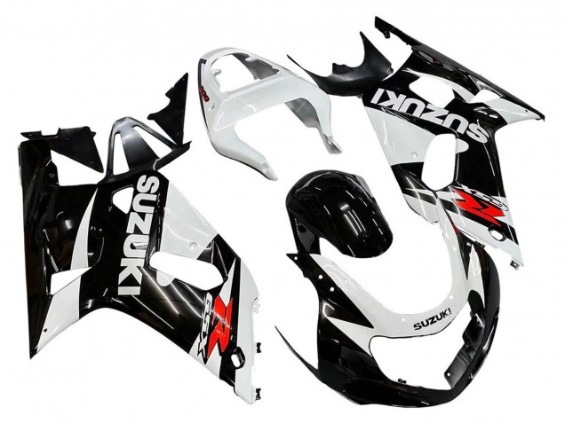 2001-2003 Suzuki GSXR 600 / GSXR 750 Motorcycle Fairings - White Glossy Black Red Australia for Sale