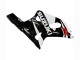 2001-2003 Suzuki GSXR 600 / GSXR 750 Motorcycle Fairings - White Glossy Black Red Australia for Sale