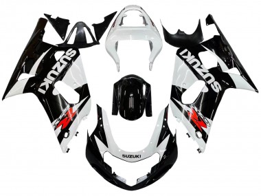 2001-2003 Suzuki GSXR 600 / GSXR 750 Motorcycle Fairings - White Glossy Black Red Australia for Sale