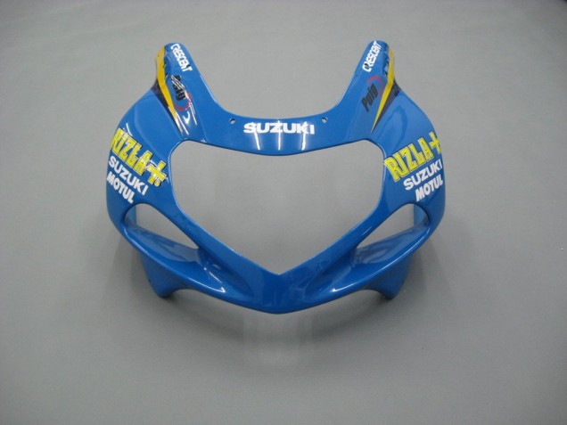 2001-2003 Suzuki GSXR 600 / GSXR 750 Motorcycle Fairings - Blue Yellow Black Motul Rizla Australia for Sale
