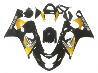 2001-2003 Suzuki GSXR 600 / GSXR 750 Motorcycle Fairings - Yellow Glossy Black Australia for Sale