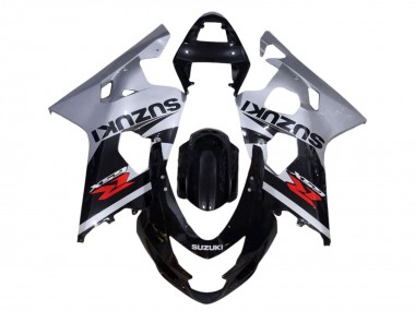 2001-2003 Suzuki GSXR 600 / GSXR 750 Motorcycle Fairings - Silver Glossy Black Red Australia for Sale