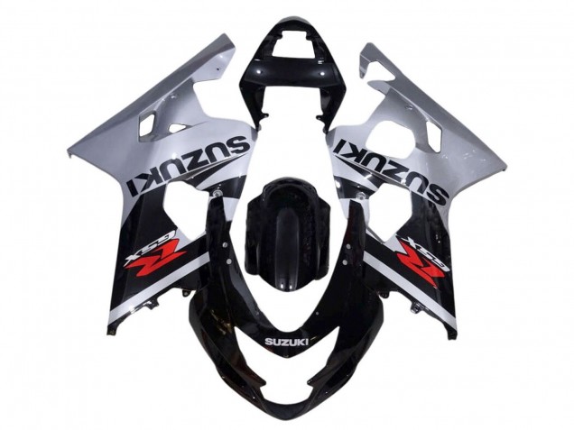 2001-2003 Suzuki GSXR 600 / GSXR 750 Motorcycle Fairings - Silver Glossy Black Red Australia for Sale