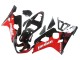 2004-2005 Suzuki GSXR 600 / GSXR 750 Motorcycle Fairings - Glossy Black Red Jordan Michelin Australia for Sale