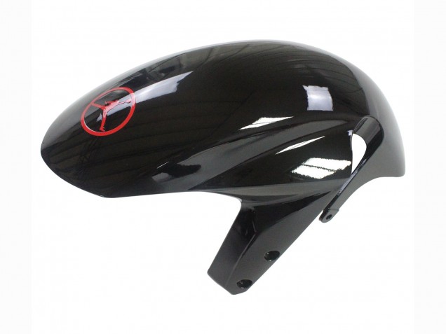 2004-2005 Suzuki GSXR 600 / GSXR 750 Motorcycle Fairings - Glossy Black Red Jordan Michelin Australia for Sale
