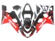 2004-2005 Suzuki GSXR 600 / GSXR 750 Motorcycle Fairings - Glossy Black Red Jordan Michelin Australia for Sale