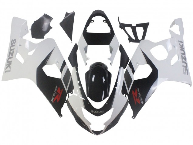 2004-2005 Suzuki GSXR 600 / GSXR 750 Motorcycle Fairings - White Black Red Australia for Sale