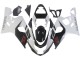 2004-2005 Suzuki GSXR 600 / GSXR 750 Motorcycle Fairings - White Black Red Australia for Sale