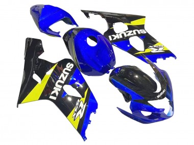 2004-2005 Suzuki GSXR 600 / GSXR 750 Motorcycle Fairings - Blue Yellow Black Australia for Sale