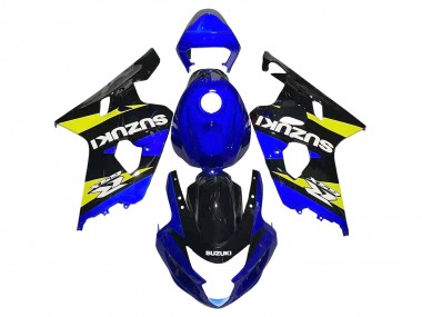 2004-2005 Suzuki GSXR 600 / GSXR 750 Motorcycle Fairings - Blue Yellow Black Australia for Sale