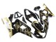 2004-2005 Suzuki GSXR 600 / GSXR 750 Motorcycle Fairings - Glossy Black Gold Corona Australia for Sale