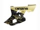 2004-2005 Suzuki GSXR 600 / GSXR 750 Motorcycle Fairings - Glossy Black Gold Corona Australia for Sale