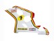 2004-2005 Suzuki GSXR 600 / GSXR 750 Motorcycle Fairings - White Red Yellow Michelin Texaon Heron 7 Australia for Sale