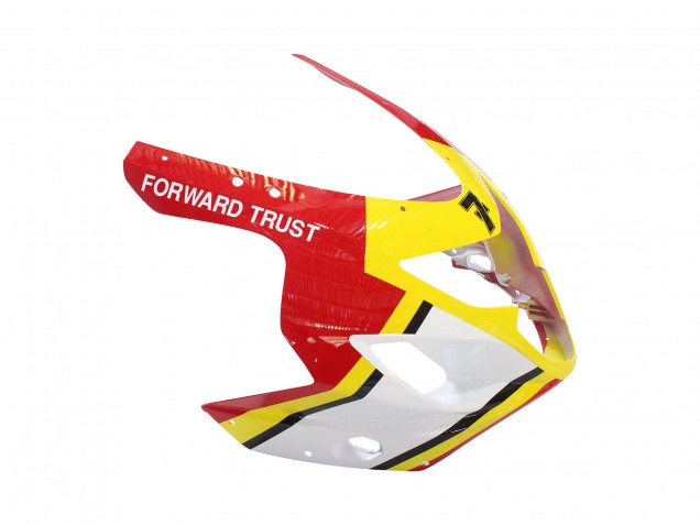 2004-2005 Suzuki GSXR 600 / GSXR 750 Motorcycle Fairings - White Red Yellow Michelin Texaon Heron 7 Australia for Sale