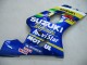 2004-2005 Suzuki GSXR 600 / GSXR 750 Motorcycle Fairings - Blue White Yellow Green Telefonica Motul MoviStar Australia for Sale