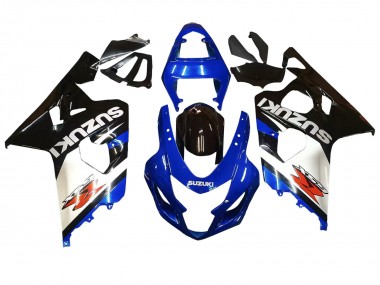 2004-2005 Suzuki GSXR 600 / GSXR 750 Motorcycle Fairings - Blue White Black Australia for Sale