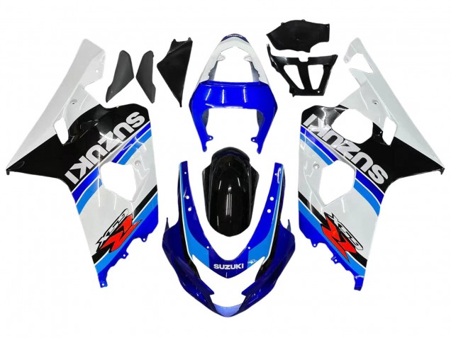 2004-2005 Suzuki GSXR 600 / GSXR 750 Motorcycle Fairing - White Blue Black Red Australia for Sale
